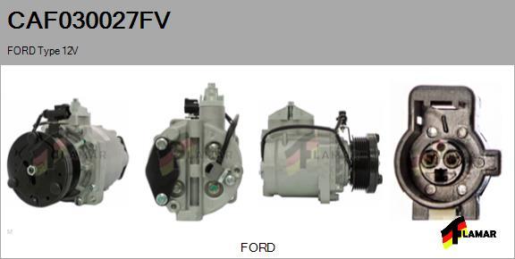 FLAMAR CAF030027FV - Compressor, air conditioning autospares.lv