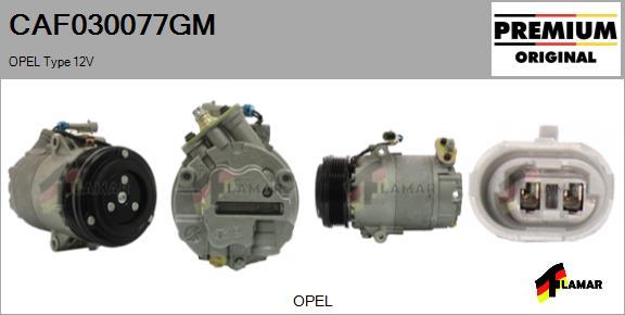 FLAMAR CAF030077GM - Compressor, air conditioning autospares.lv