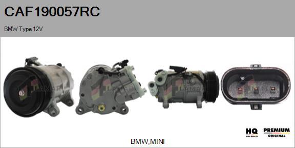 FLAMAR CAF190057RC - Compressor, air conditioning autospares.lv