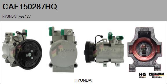 FLAMAR CAF150287HQ - Compressor, air conditioning autospares.lv