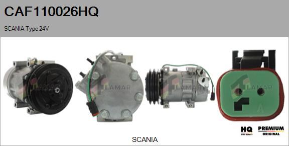 FLAMAR CAF110026HQ - Compressor, air conditioning autospares.lv