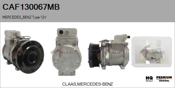 FLAMAR CAF130067MB - Compressor, air conditioning autospares.lv