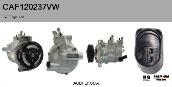 FLAMAR CAF120237VW - Compressor, air conditioning autospares.lv