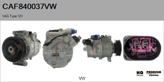 FLAMAR CAF840037VW - Compressor, air conditioning autospares.lv