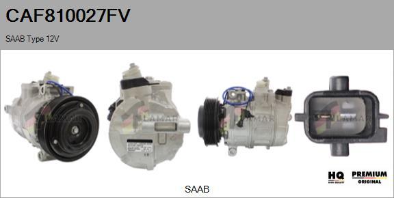 FLAMAR CAF810027FV - Compressor, air conditioning autospares.lv