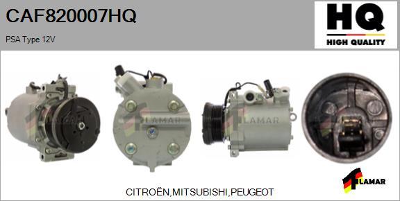 FLAMAR CAF820007HQ - Compressor, air conditioning autospares.lv