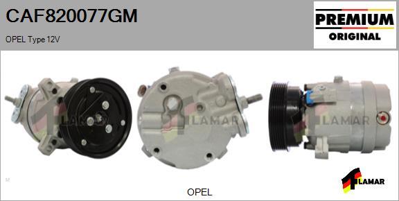 FLAMAR CAF820077GM - Compressor, air conditioning autospares.lv