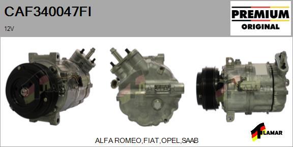 FLAMAR CAF340047FI - Compressor, air conditioning autospares.lv