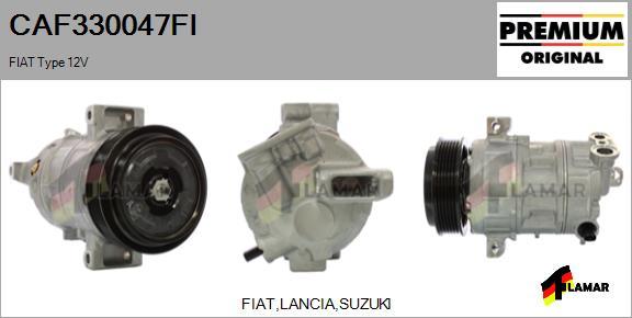 FLAMAR CAF330047FI - Compressor, air conditioning autospares.lv