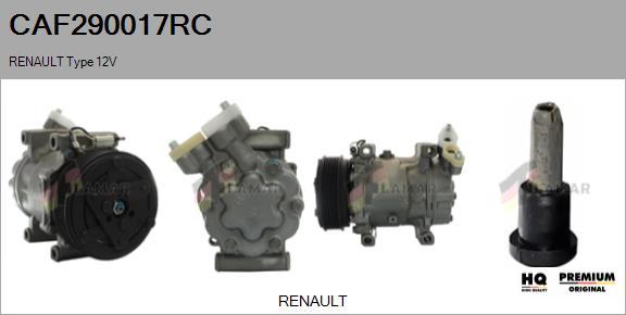 FLAMAR CAF290017RC - Compressor, air conditioning autospares.lv