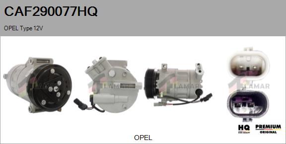 FLAMAR CAF290077HQ - Compressor, air conditioning autospares.lv