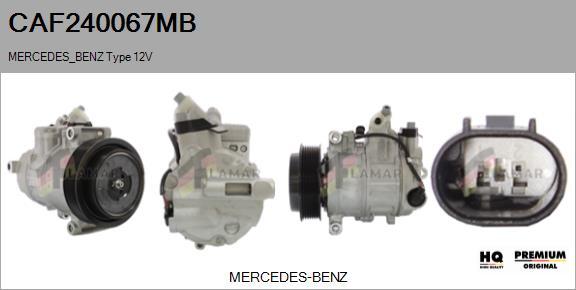 FLAMAR CAF240067MB - Compressor, air conditioning autospares.lv