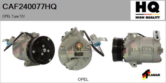 FLAMAR CAF240077HQ - Compressor, air conditioning autospares.lv