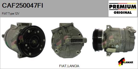 FLAMAR CAF250047FI - Compressor, air conditioning autospares.lv