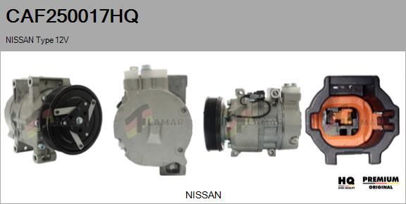 FLAMAR CAF250017HQ - Compressor, air conditioning autospares.lv