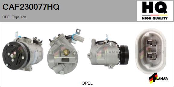 FLAMAR CAF230077HQ - Compressor, air conditioning autospares.lv