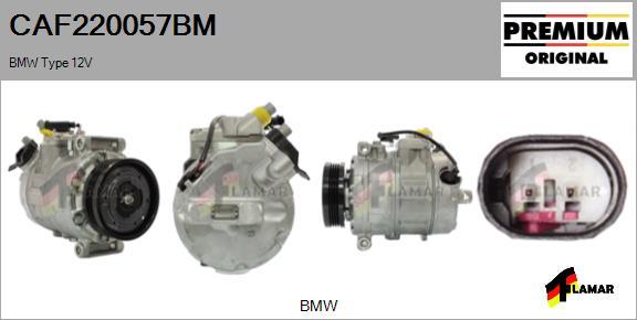 FLAMAR CAF220057BM - Compressor, air conditioning autospares.lv