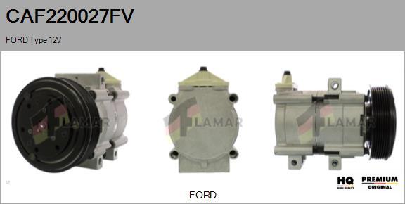 FLAMAR CAF220027FV - Compressor, air conditioning autospares.lv