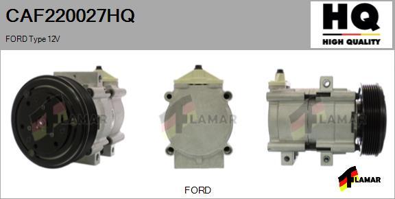 FLAMAR CAF220027HQ - Compressor, air conditioning autospares.lv