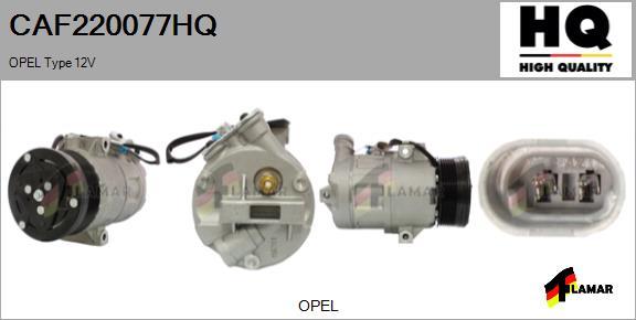 FLAMAR CAF220077HQ - Compressor, air conditioning autospares.lv