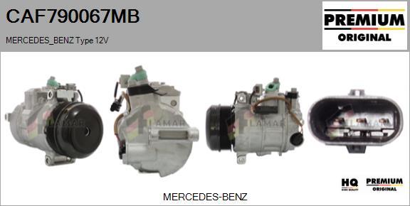 FLAMAR CAF790067MB - Compressor, air conditioning autospares.lv