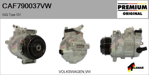 FLAMAR CAF790037VW - Compressor, air conditioning autospares.lv