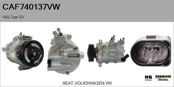 FLAMAR CAF740137VW - Compressor, air conditioning autospares.lv