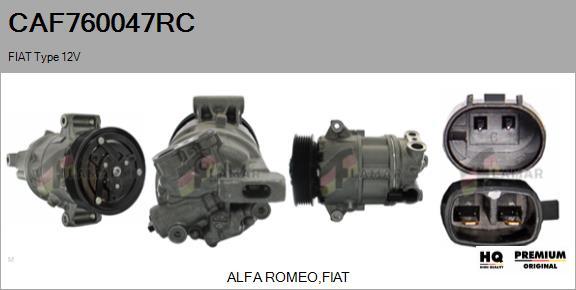 FLAMAR CAF760047RC - Compressor, air conditioning autospares.lv