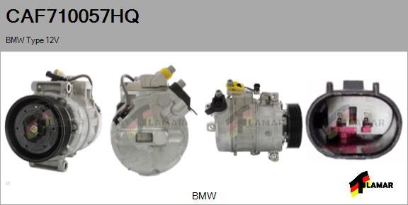 FLAMAR CAF710057HQ - Compressor, air conditioning autospares.lv