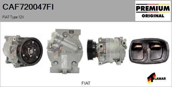 FLAMAR CAF720047FI - Compressor, air conditioning autospares.lv