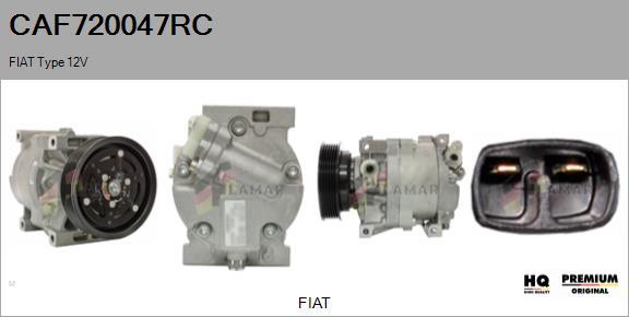 FLAMAR CAF720047RC - Compressor, air conditioning autospares.lv