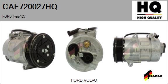 FLAMAR CAF720027HQ - Compressor, air conditioning autospares.lv