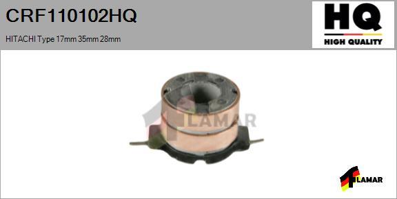 FLAMAR CRF110102HQ - Slip Ring, alternator autospares.lv