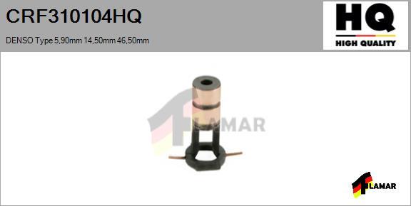 FLAMAR CRF310104HQ - Slip Ring, alternator autospares.lv