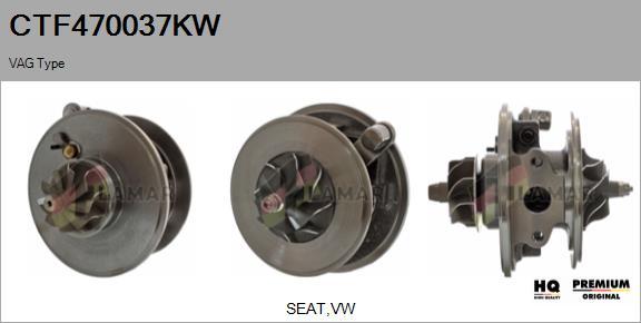 FLAMAR CTF470037KW - CHRA Cartridge, charger autospares.lv