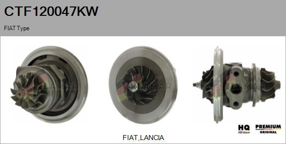 FLAMAR CTF120047KW - CHRA Cartridge, charger autospares.lv