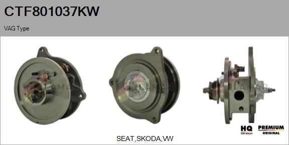 FLAMAR CTF801037KW - CHRA Cartridge, charger autospares.lv