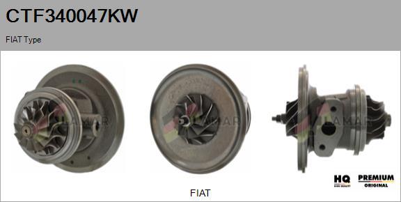 FLAMAR CTF340047KW - CHRA Cartridge, charger autospares.lv
