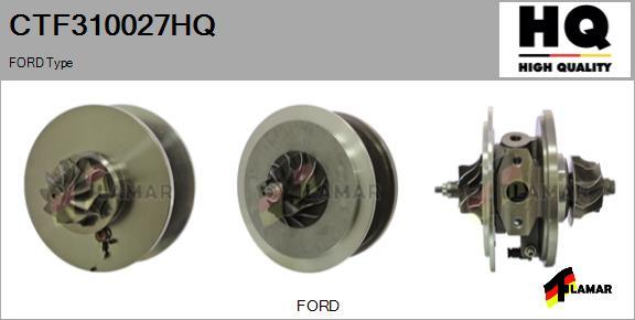 FLAMAR CTF310027HQ - CHRA Cartridge, charger autospares.lv