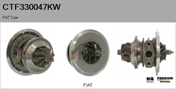 FLAMAR CTF330047KW - CHRA Cartridge, charger autospares.lv