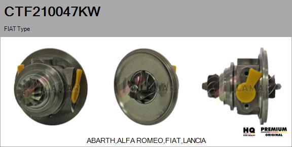 FLAMAR CTF210047KW - CHRA Cartridge, charger autospares.lv