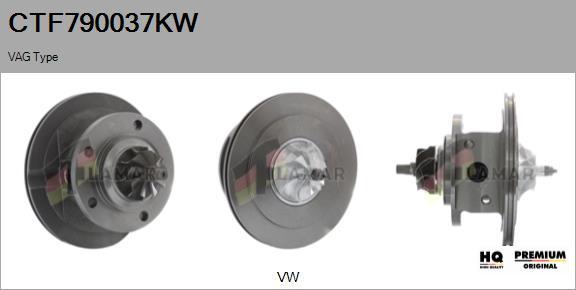 FLAMAR CTF790037KW - CHRA Cartridge, charger autospares.lv