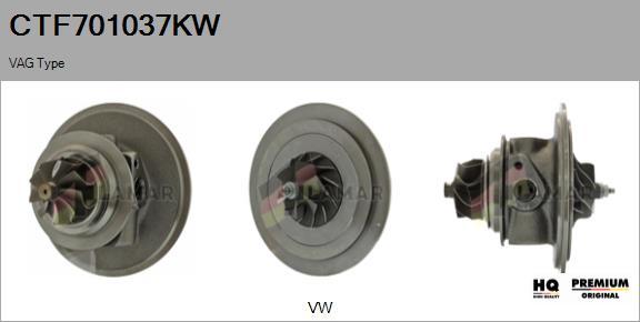 FLAMAR CTF701037KW - CHRA Cartridge, charger autospares.lv