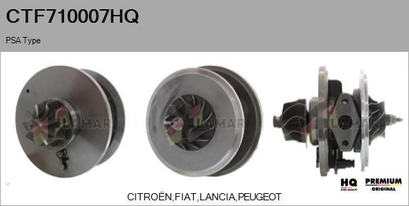 FLAMAR CTF710007HQ - CHRA Cartridge, charger autospares.lv