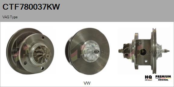 FLAMAR CTF780037KW - CHRA Cartridge, charger autospares.lv