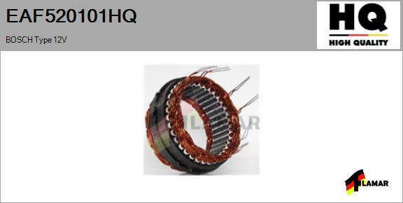 FLAMAR EAF520101HQ - Stator, alternator autospares.lv