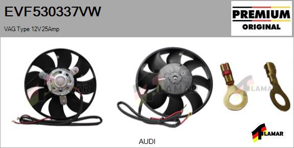 FLAMAR EVF530337VW - Fan, radiator autospares.lv