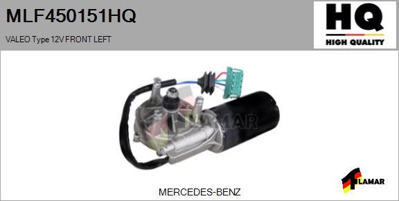 FLAMAR MLF450151HQ - Wiper Motor autospares.lv