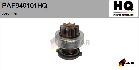 FLAMAR PAF940101HQ - Pinion, bendix, starter autospares.lv