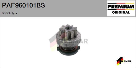 FLAMAR PAF960101BS - Pinion, bendix, starter autospares.lv